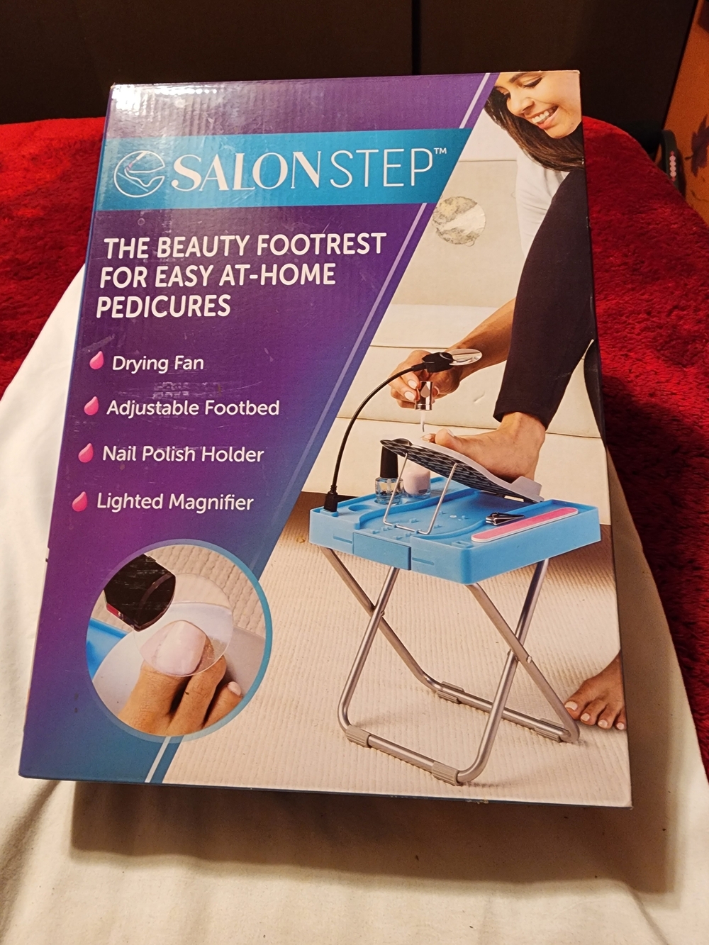 SalonStep Beauty Footrest for At-Home Pedicures